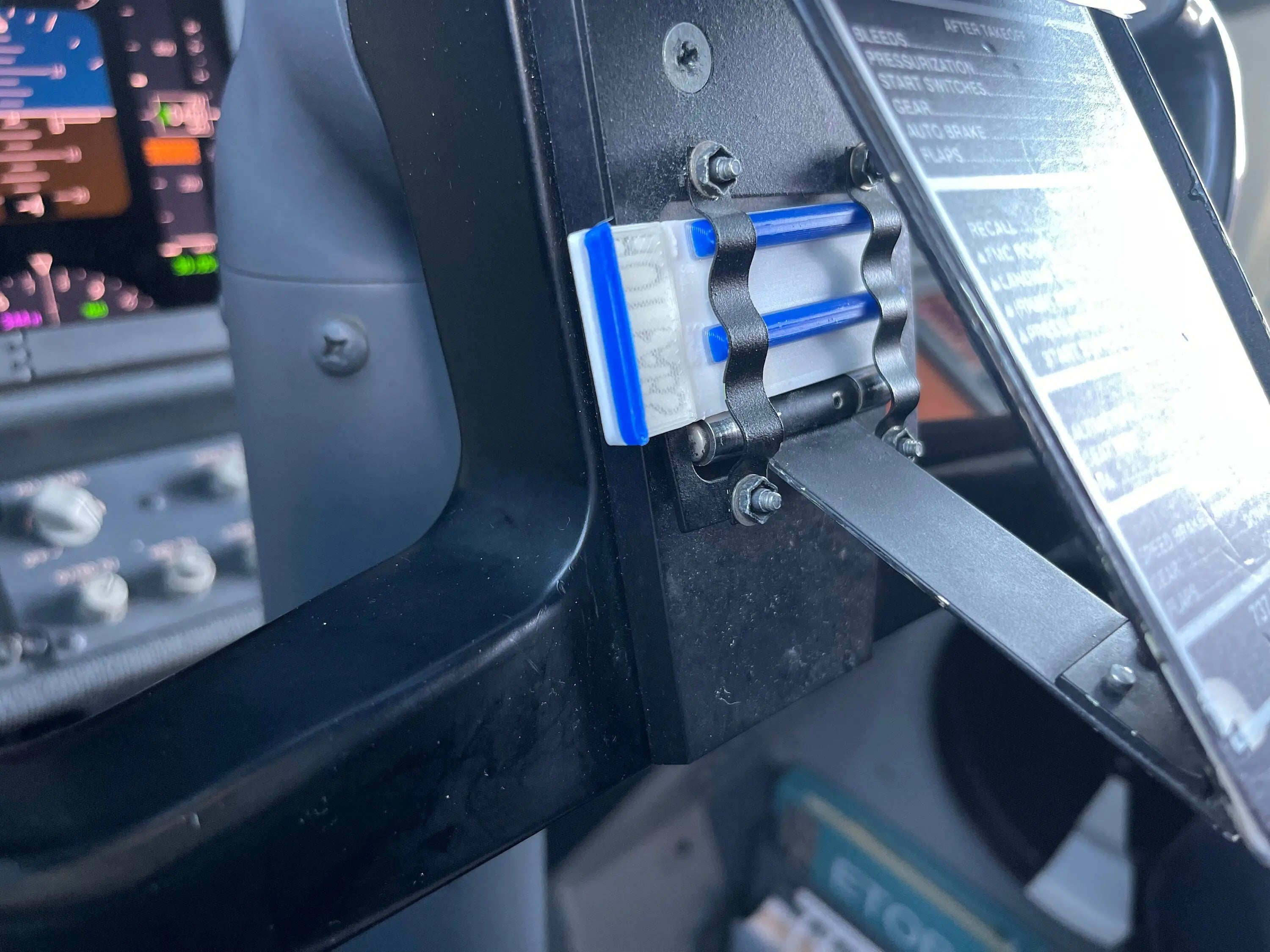 Yoke Chart Clip Fixer for Boeing Aircraft Hot Fabs LLC