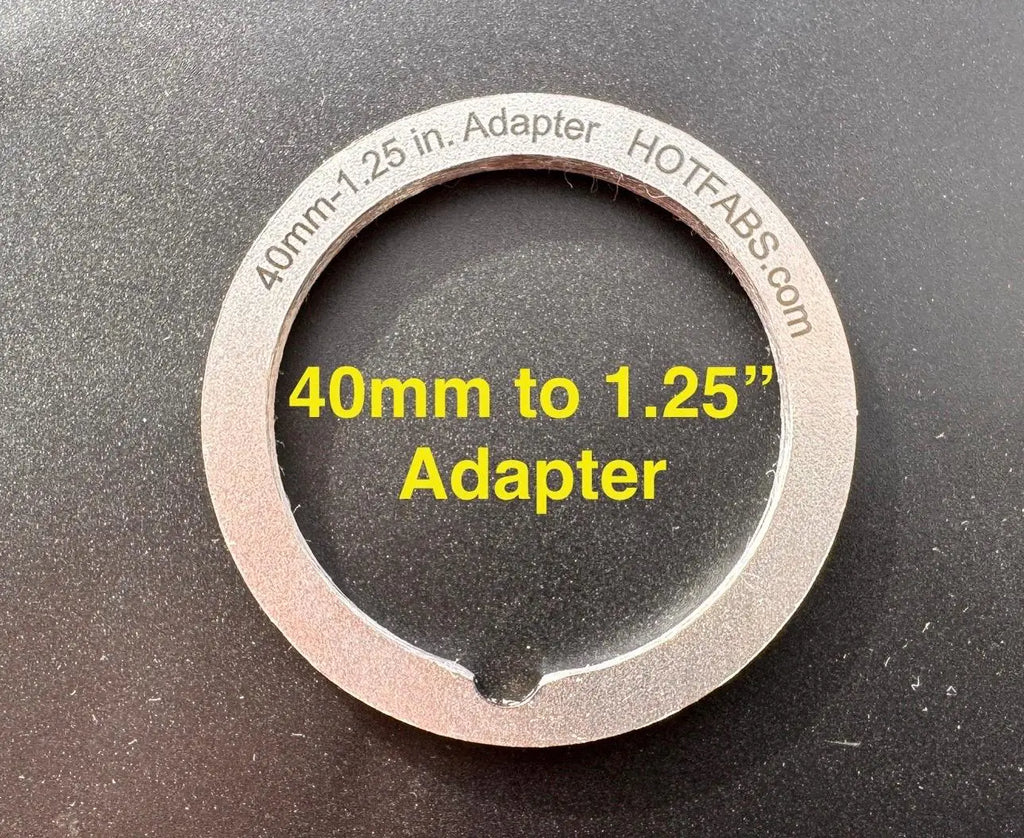 COIN JIG Size ADAPTERS (Steel) 50mm/40mm/25mm/1.25" Hot Fabs LLC
