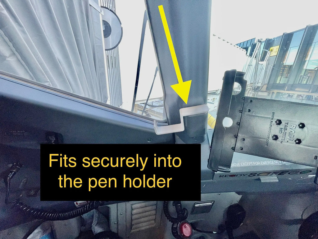 Headset Hanger for BOEING 737 - Holds your headset out of the way. Fits B737 Hot Fabs LLC