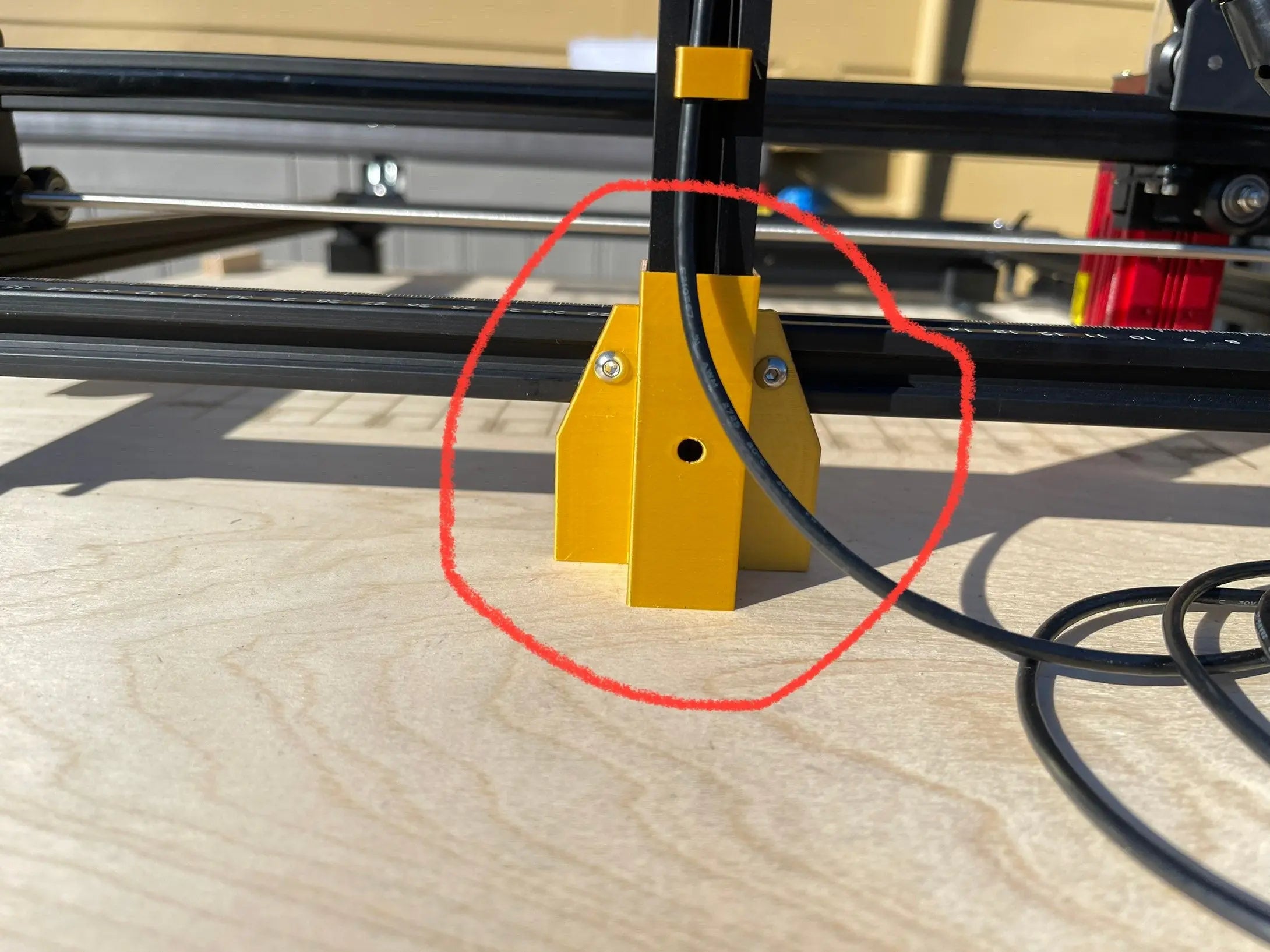 Lightburn Camera Mount for Ortur & X-Tool D1 (STL File) Hot Fabs LLC