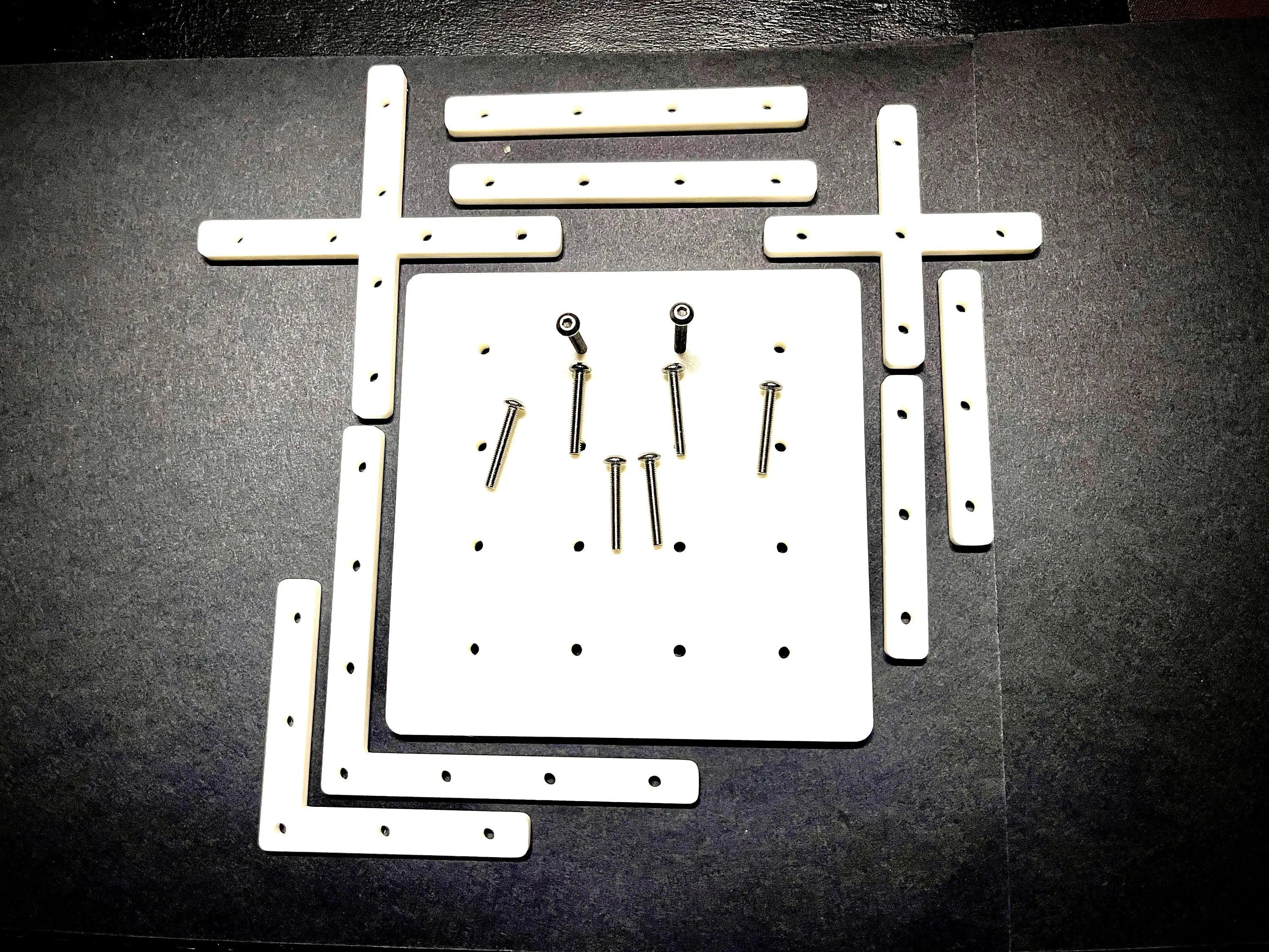 XTool F1/F2 Laser Guide/Fence Set (8 pc) - Optional Bed & Bolts Hot Fabs LLC