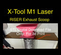 X-Tool M1 Laser Riser – 3D Print Smoke Scoop (Digital Download) Hot Fabs LLC