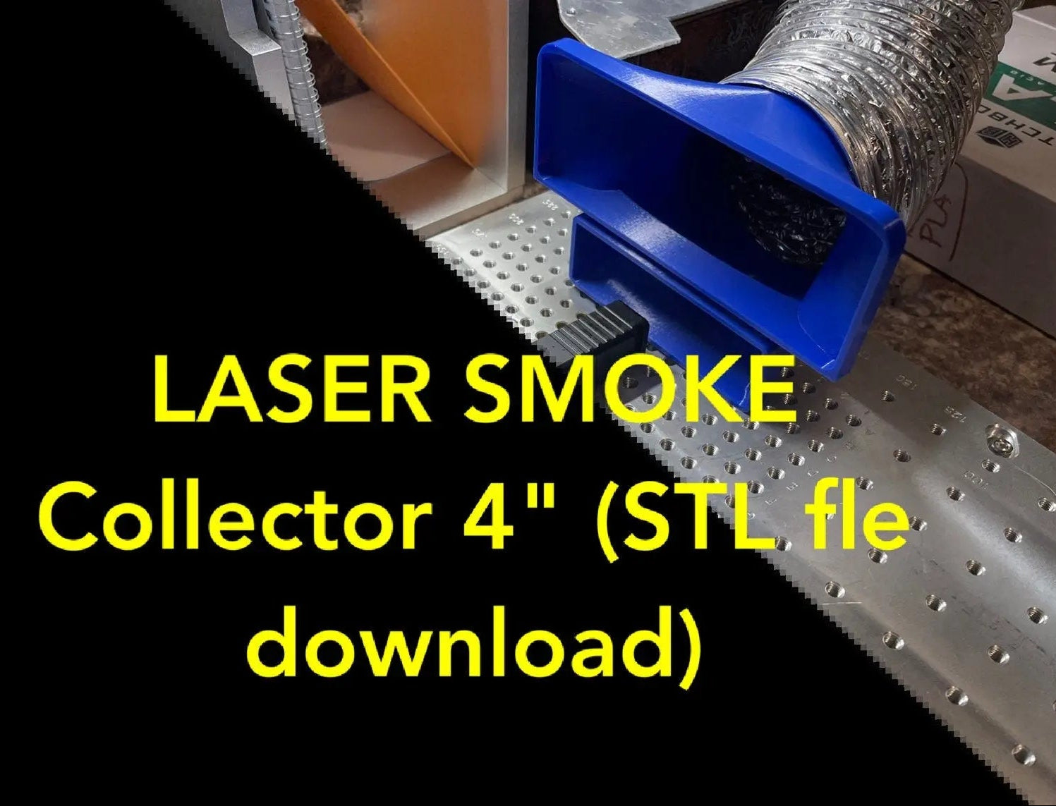Laser Smoke Collector (STL File Download) Hot Fabs LLC