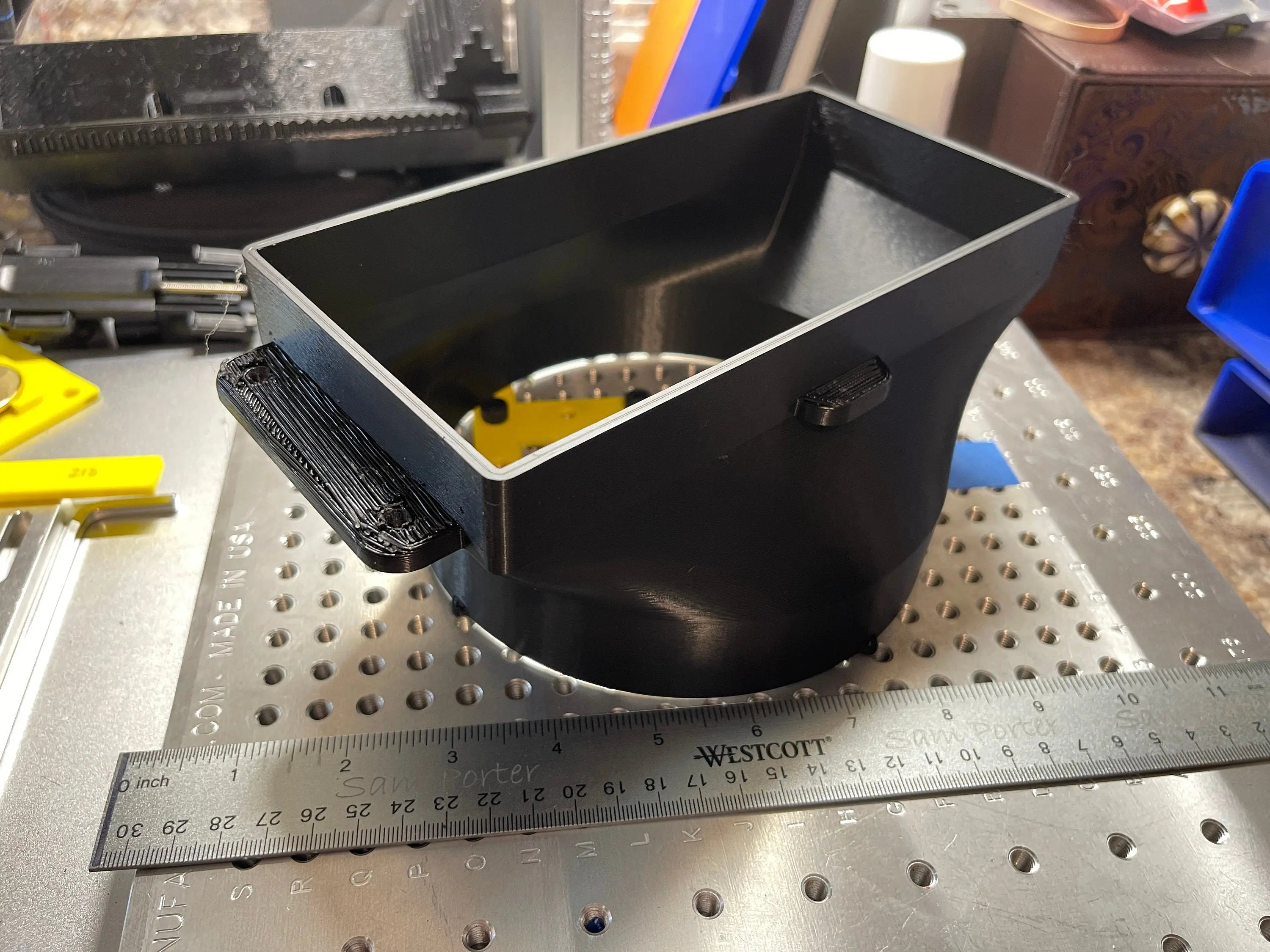Laser Exhaust Fumes Window Adapter for 6” Duct - Digital Download. Hot Fabs LLC
