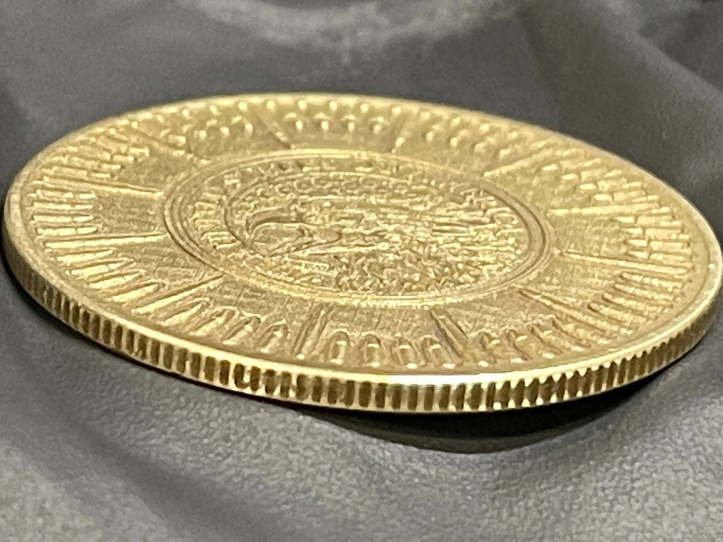 2A US EAGLE + BULLETS Brass Challenge Coin - 40mm (Fully Engraved) Hot Fabs LLC