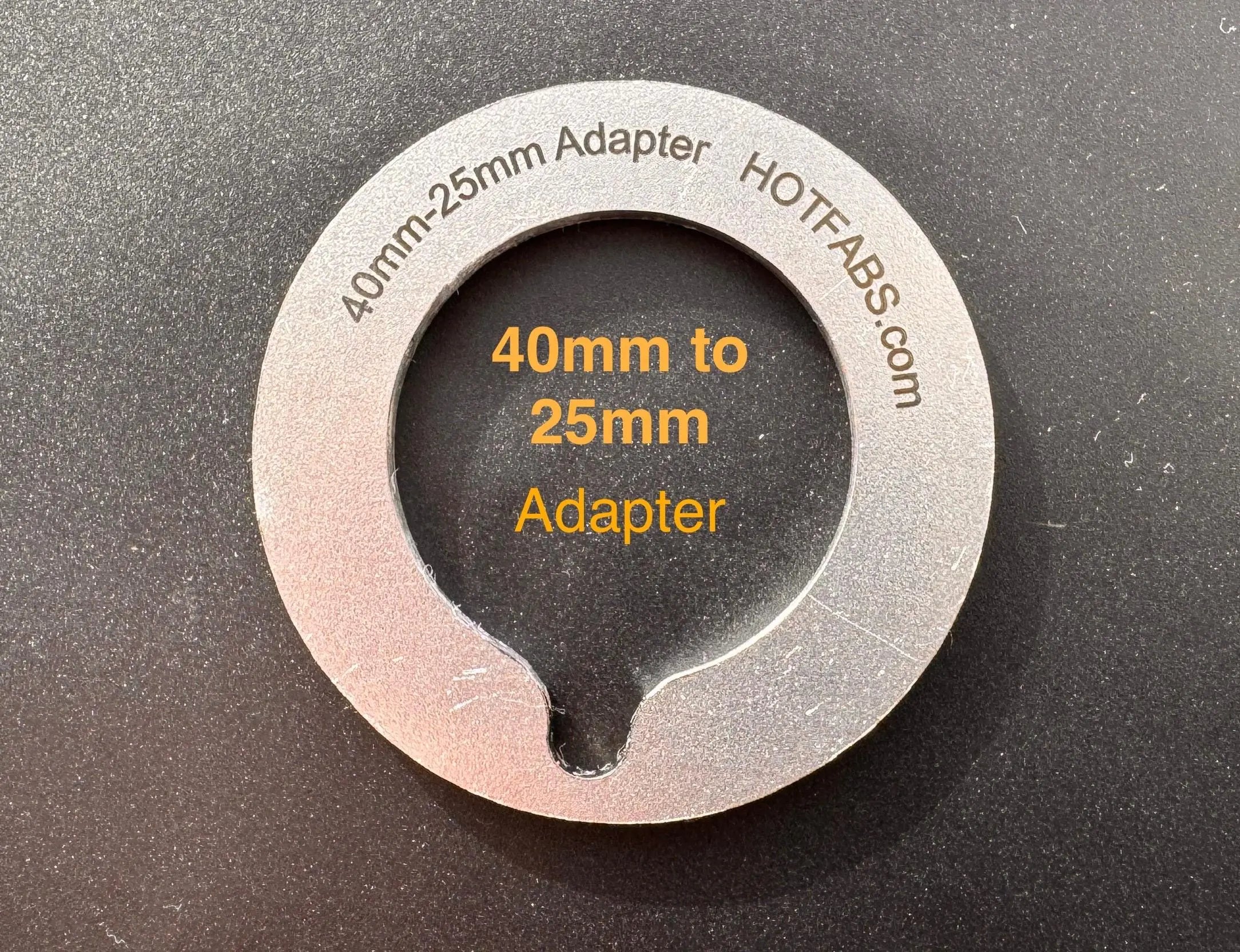 COIN JIG Size ADAPTERS (Steel) 50mm/40mm/25mm/1.25" Hot Fabs LLC