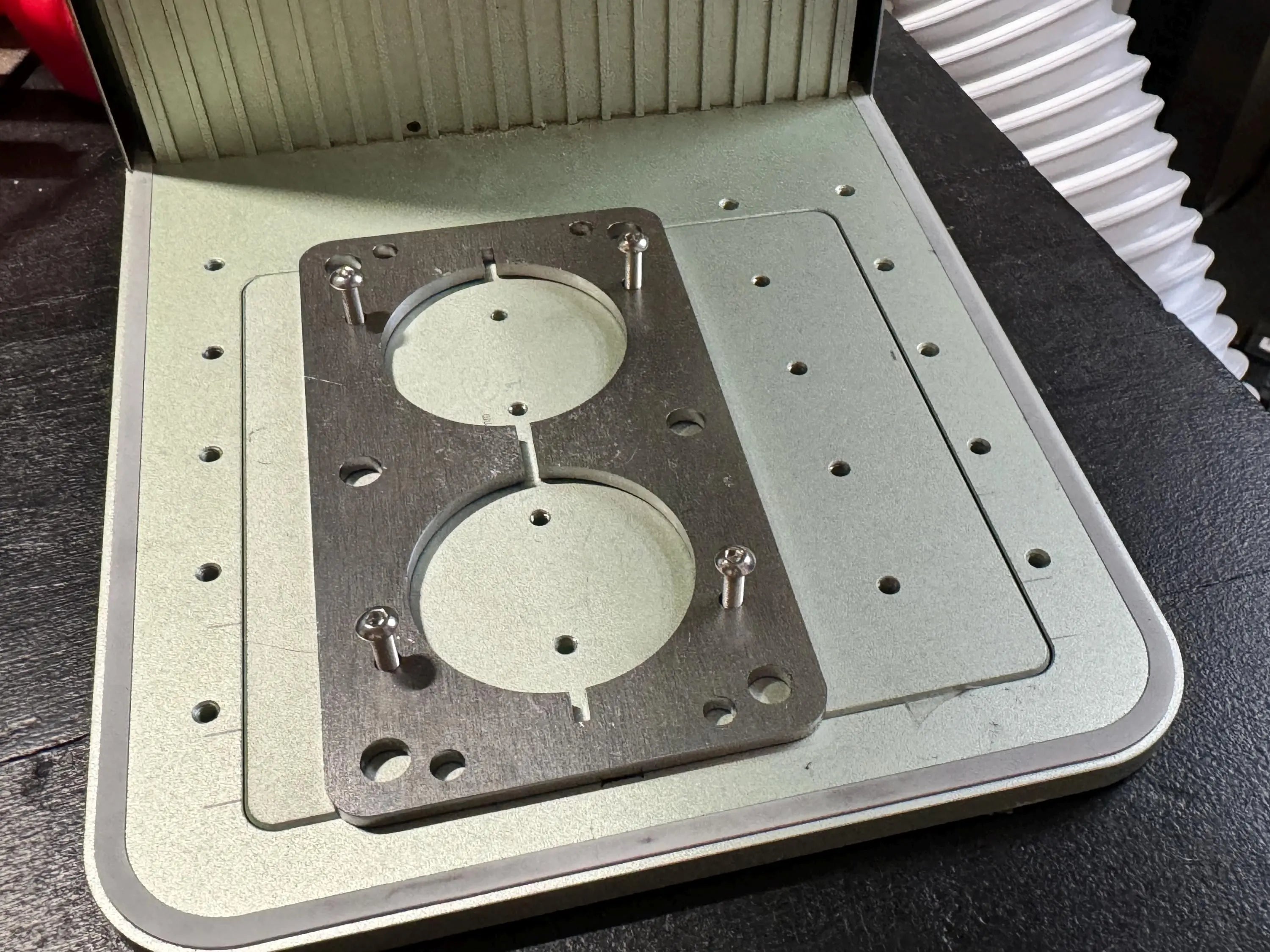 40mm Coin Jigs for XTOOL + FIBER - Fits F1/F2, Both Ultras+Fiber Lasers (All-in-One!) Steel Won't Melt! - Free Templates (XCS, Lightburn) Hot Fabs LLC