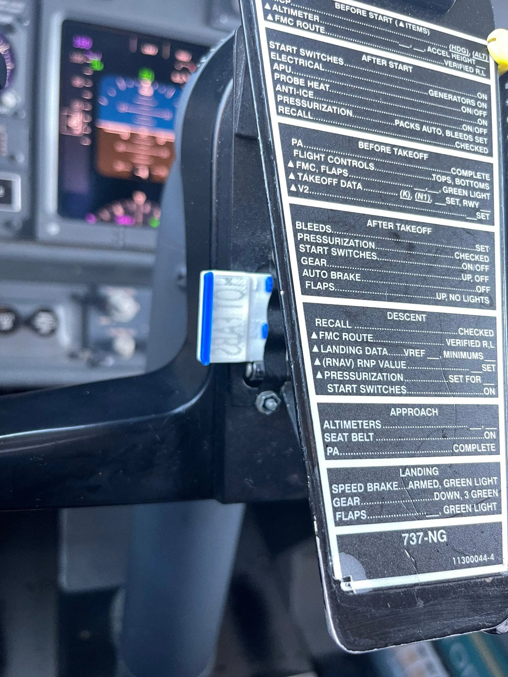 Yoke Chart Clip Fixer for Boeing Aircraft Hot Fabs LLC