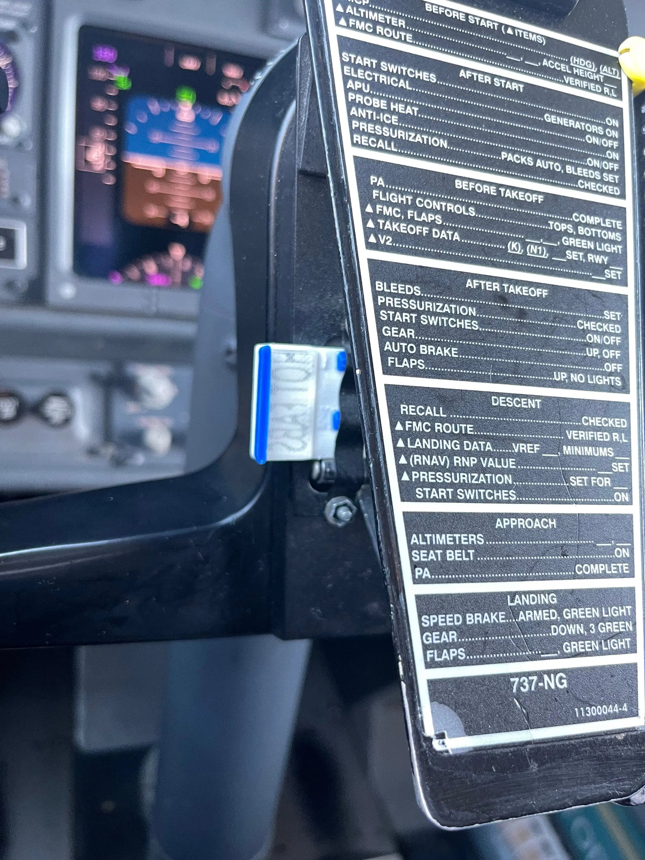 Yoke Chart Clip Fixer for Boeing Aircraft Hot Fabs LLC