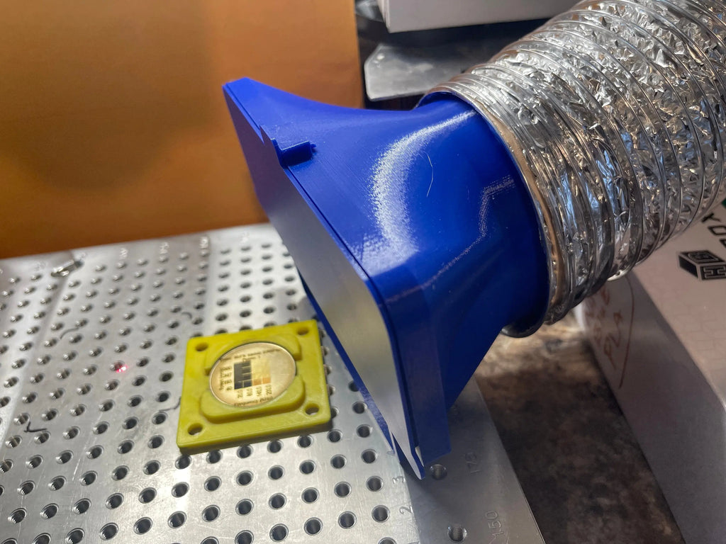 Laser Smoke Collector (STL File Download) Hot Fabs LLC