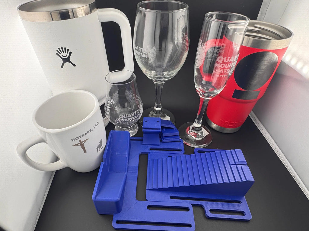 XTool F2 Ultra/Fiber Laser Universal Tumbler Jig Hot Fabs LLC