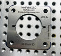 40mm Coin Jig - ALL STEEL - will not melt. For laser engraving. Hot Fabs LLC