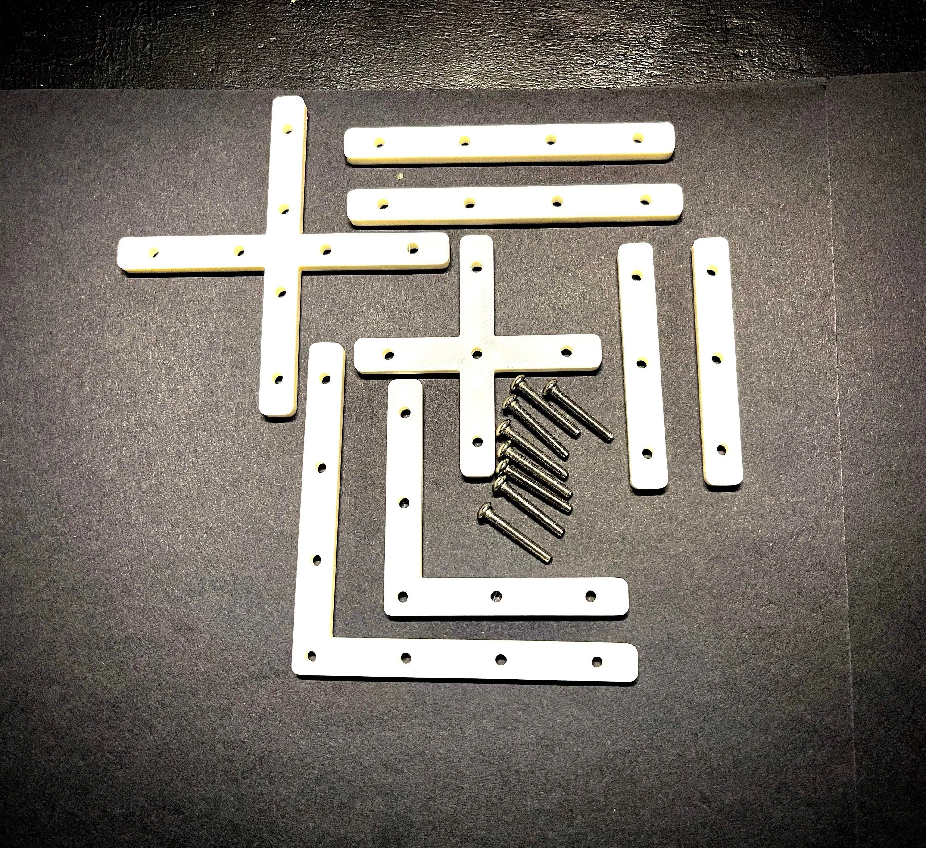 XTool F1/F2 Laser Guide/Fence Set (8 pc) - Optional Bed & Bolts Hot Fabs LLC