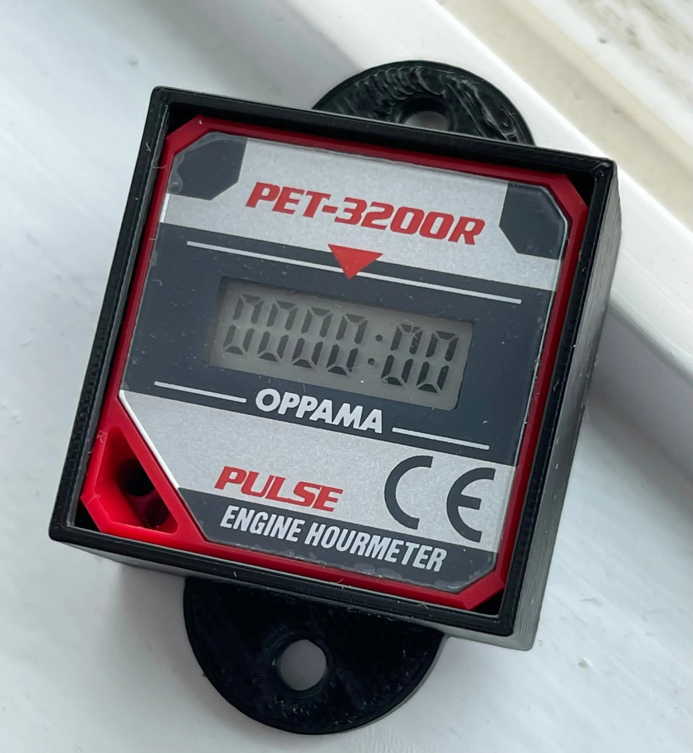 Kart Racing Hour Meter Mount for Oppama PET-3200R Hot Fabs LLC
