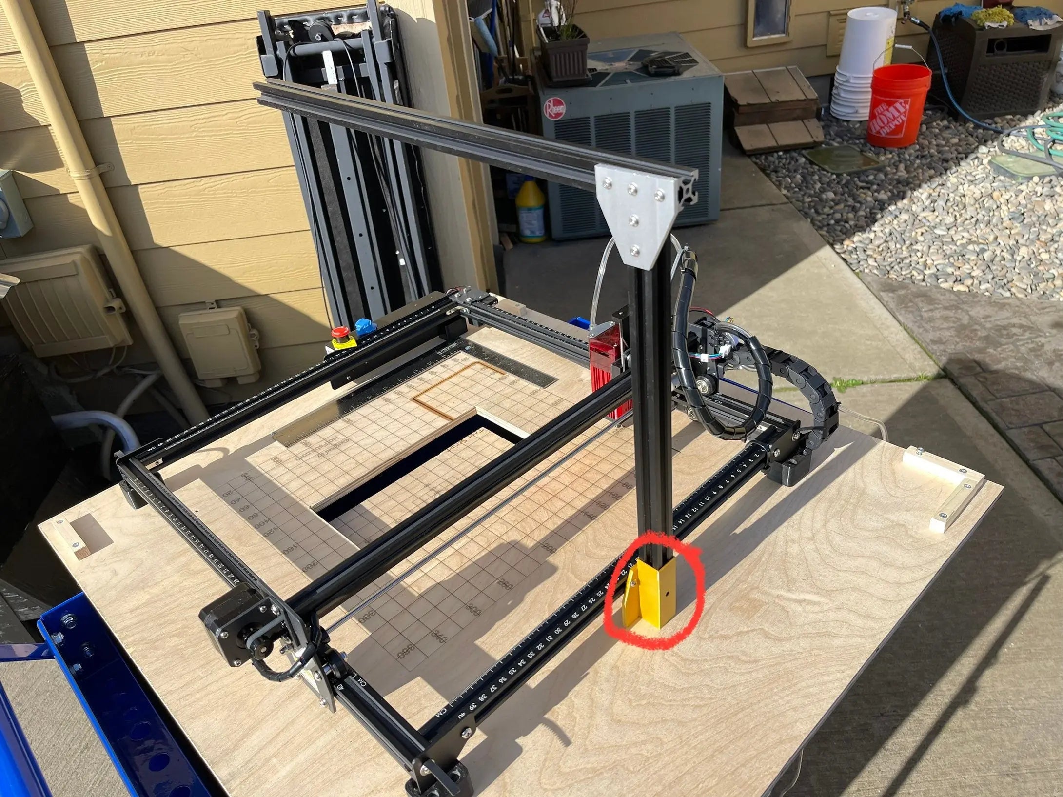 Lightburn Camera Mount for Ortur & X-Tool D1 (STL File) Hot Fabs LLC